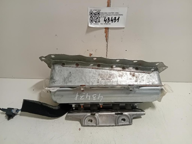 Air-bag Passeggero 275573502 Mini MINI Cooper R56 2007