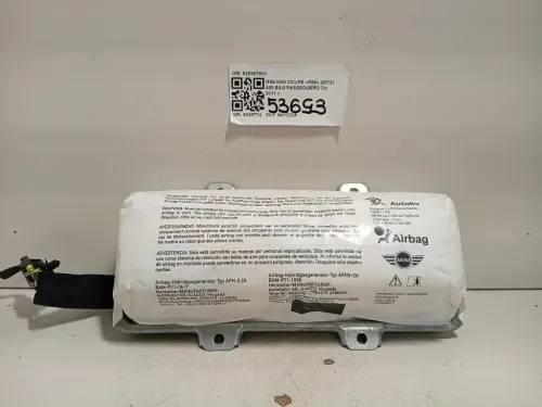 Air-bag Passeggero 926387603 Mini MINI Coupé R58 2012