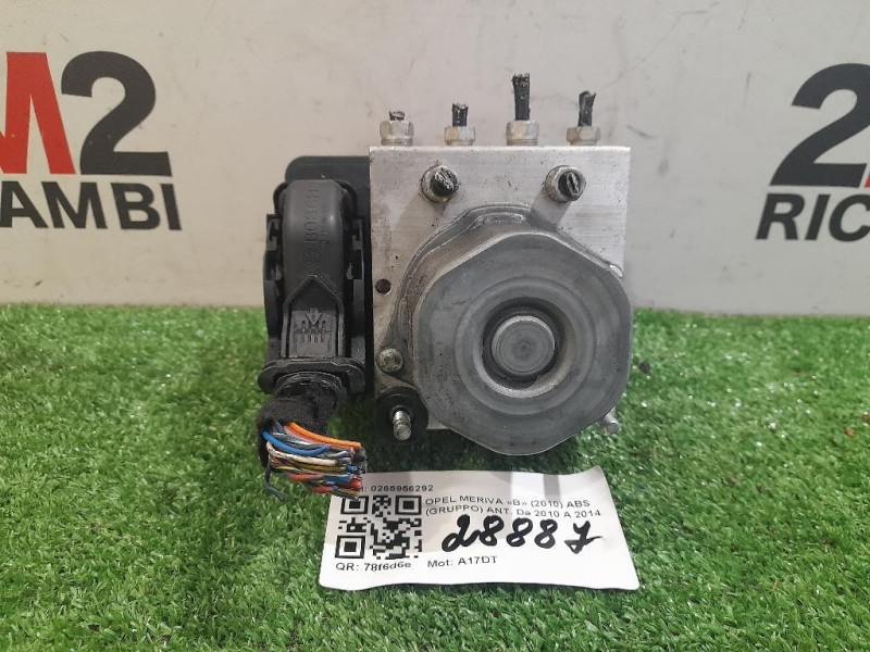 ABS Gruppo ANT 0265956292 Opel Meriva B 2010