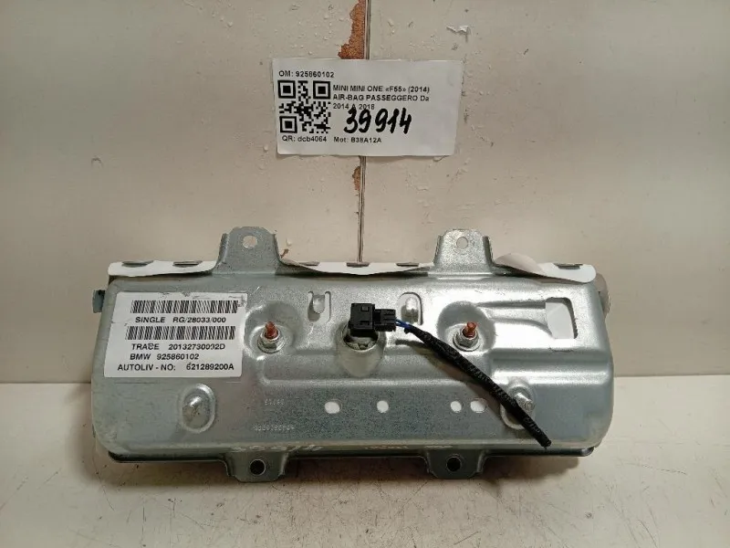 Air-bag Passeggero 925860102 Mini MINI ONE F55 2014