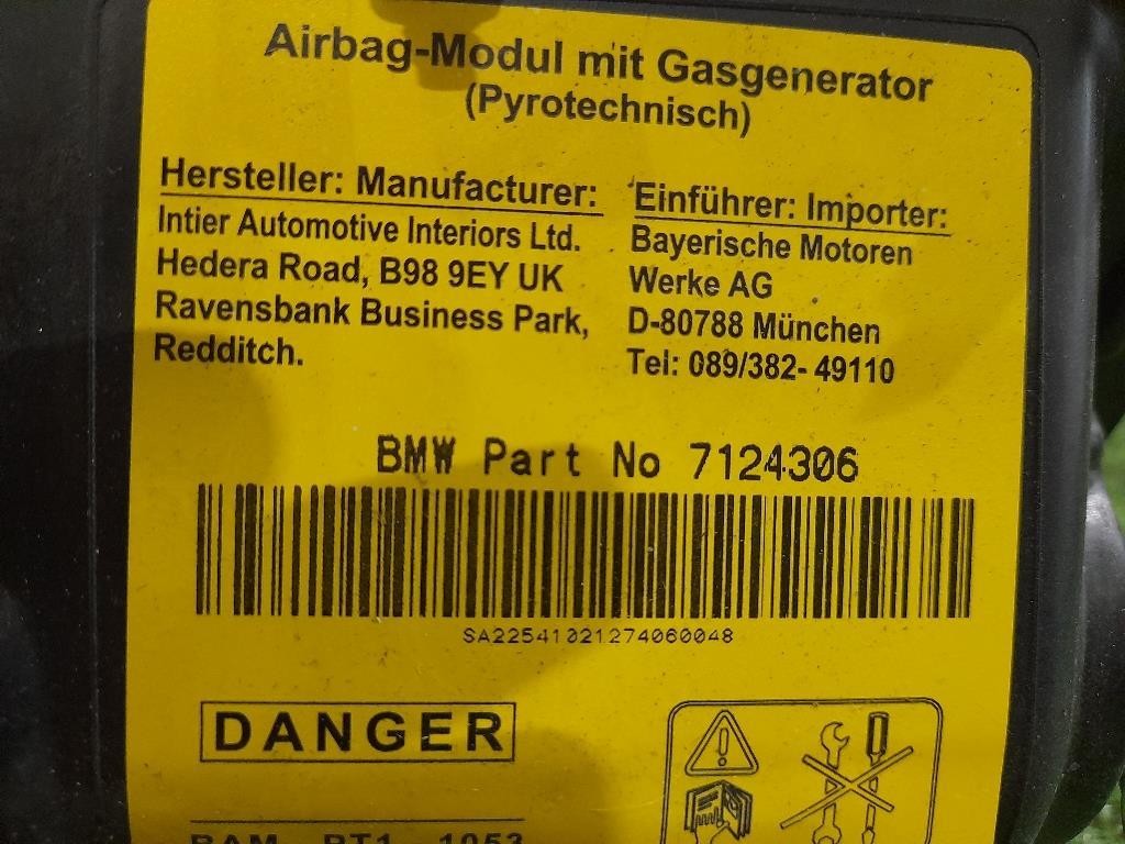 Air-bag Passeggero 7124306 Mini MINI ONE R52 Cabrio 2001