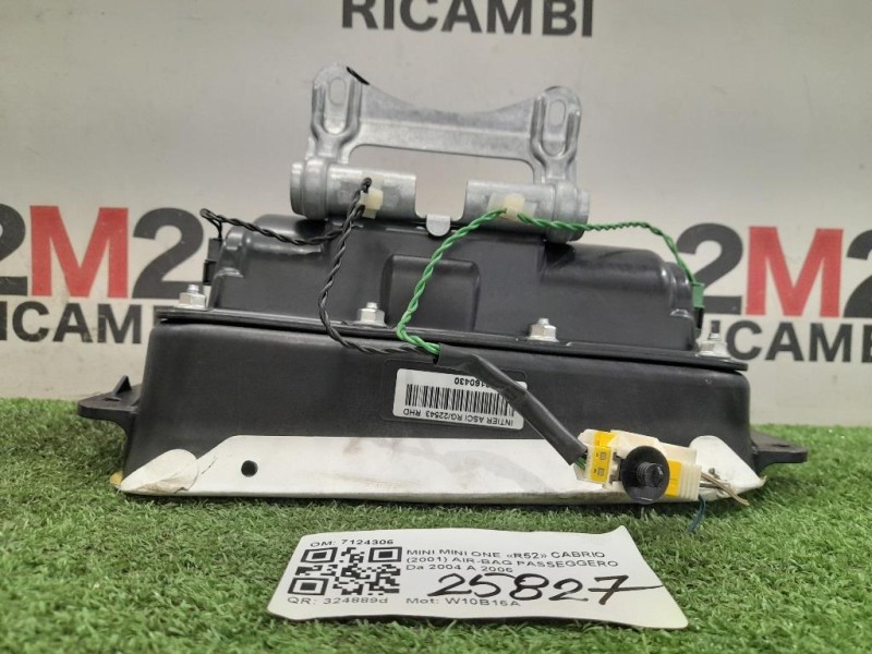 Air-bag Passeggero 7124306 Mini MINI ONE R52 Cabrio 2001