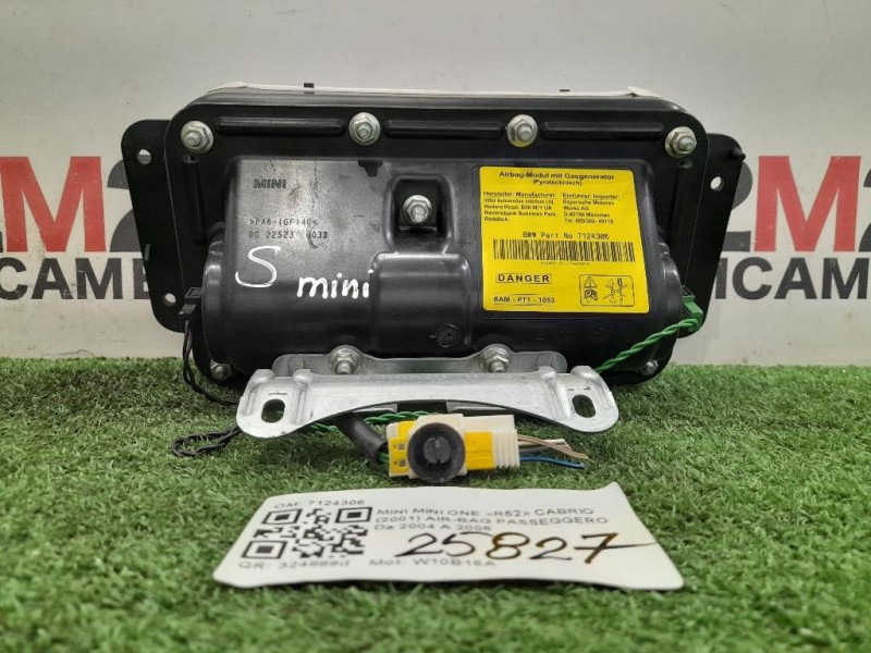 Air-bag Passeggero 7124306 Mini MINI ONE R52 Cabrio 2001