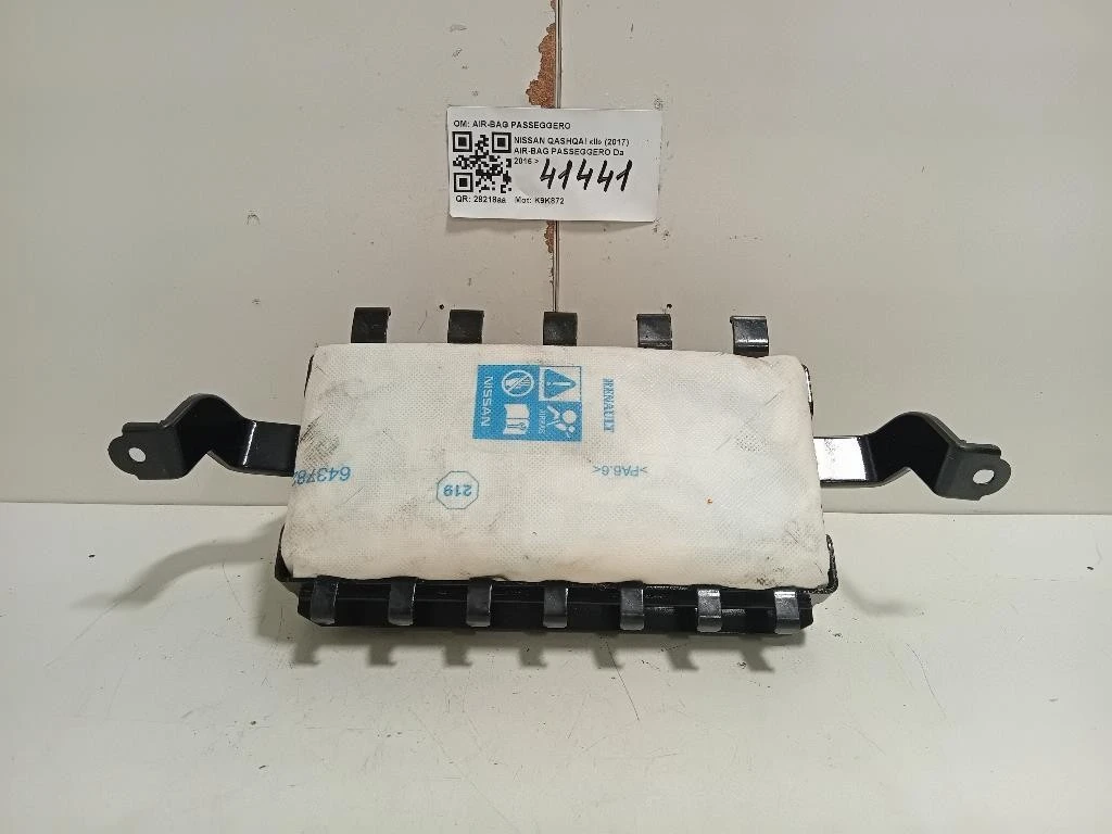 Air-bag Passeggero 985154EA5A Nissan Qashqai II 2017