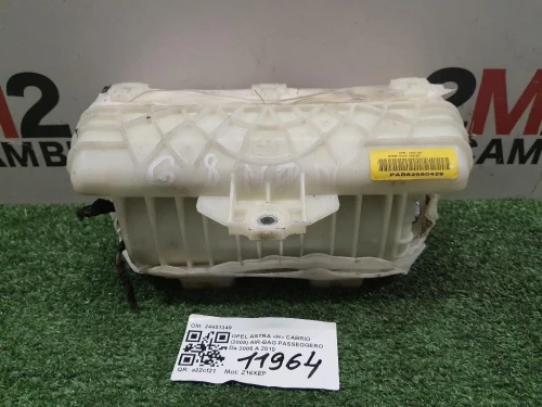 Air-bag Passeggero 24451349 Opel Astra H Cabrio 2005