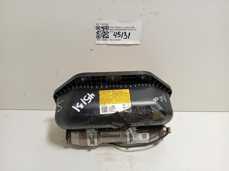 Air-bag Passeggero 13381057 Opel Astra J 2010