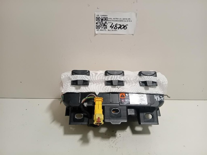 Air-bag Passeggero 13499663 Opel Astra K 2016