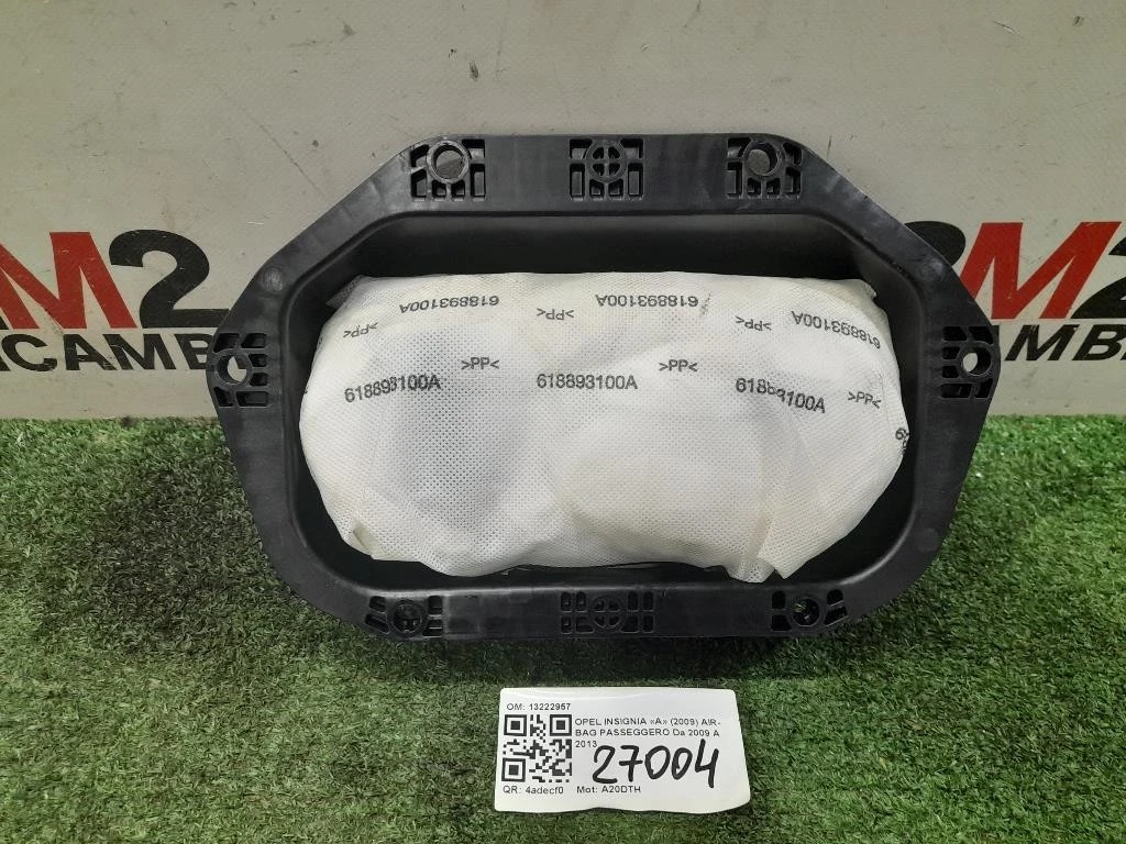 Air-bag Passeggero 20955173 Opel Insignia A 2009
