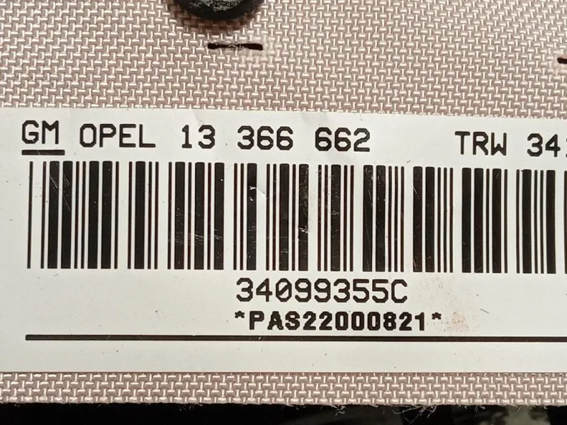 Air-bag Passeggero 13366662 Opel Corsa D 2010