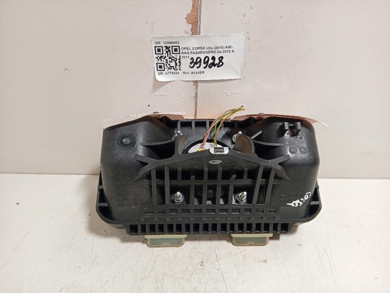 Air-bag Passeggero 13366662 Opel Corsa D 2010