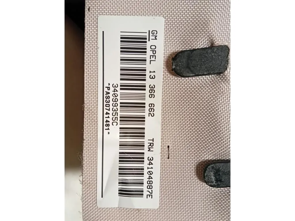 Air-bag Passeggero 13366662 Opel Corsa D 2011