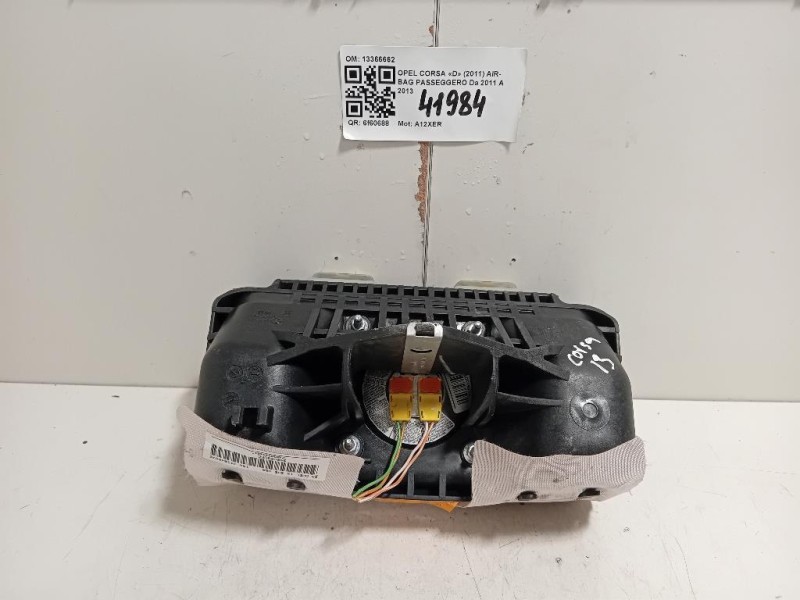 Air-bag Passeggero 13366662 Opel Corsa D 2011