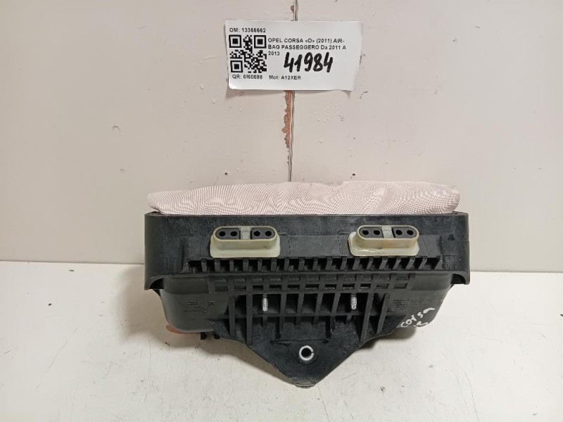 Air-bag Passeggero 13366662 Opel Corsa D 2011