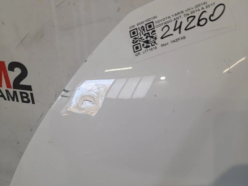 Cofano ANT 533010D130 Toyota Yaris IV 2014