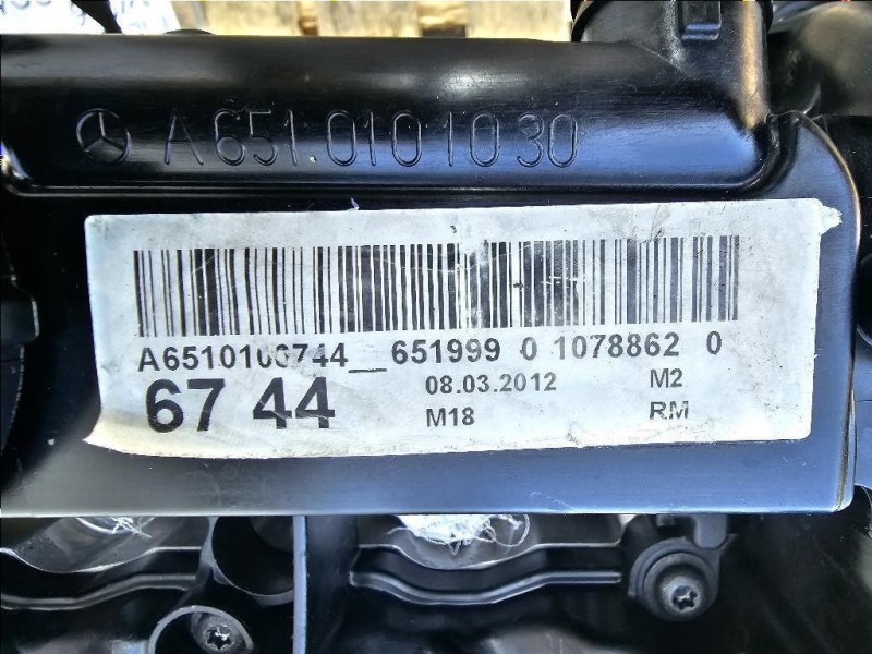 Motore Completo 651901 109 CV 80 KW Mercedes Classe B W246 2012