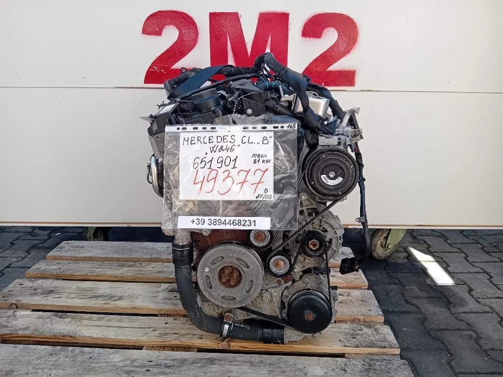 Motore Completo 651901 109 CV 81 KW Mercedes Classe B W246 2012