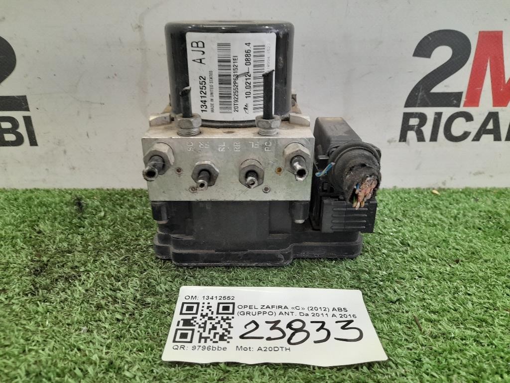 ABS Gruppo ANT 13412552 Opel Zafira C 2012