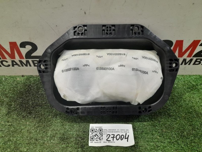 Air-bag Passeggero 20955173 Opel Insignia A 2009