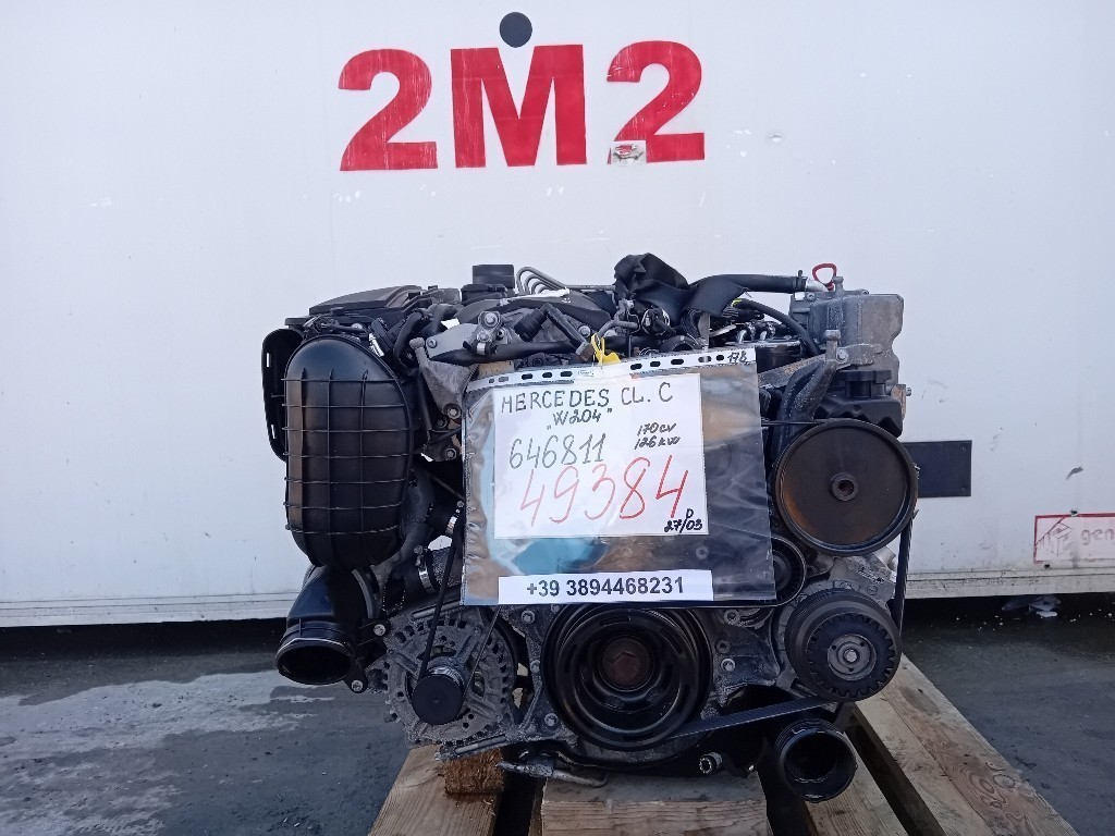 Motore Completo 646811 170 CV 126 KW Mercedes Classe C W204 2007