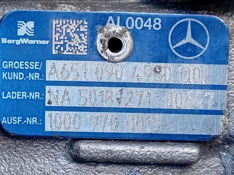 Motore Completo 651911 170 CV 125 KW Mercedes Classe C W204 2011