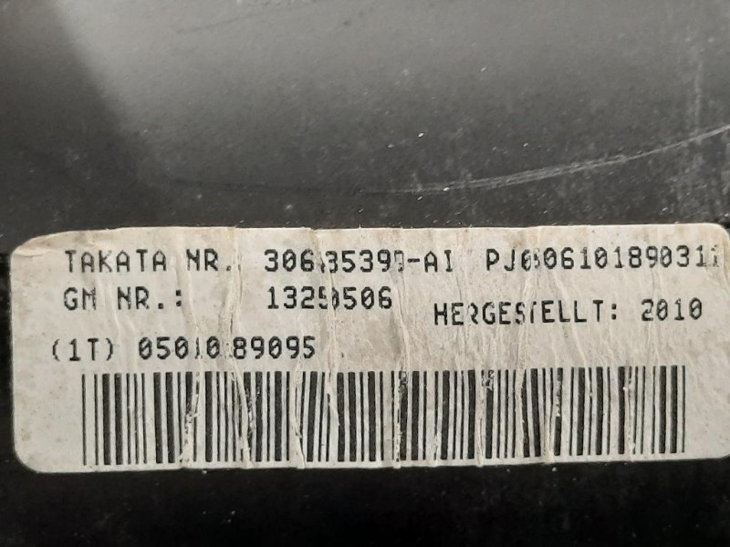 Air-bag Passeggero 306564710AB Opel Meriva B 2014