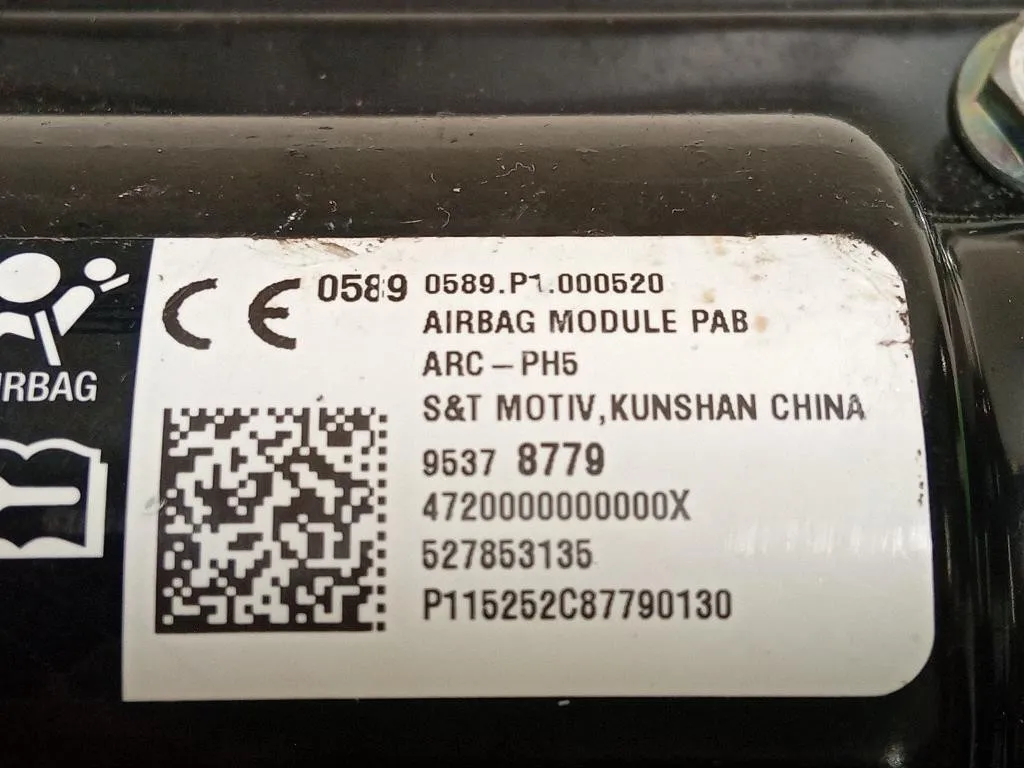 Air-bag Passeggero 95378779 Opel Mokka 2013