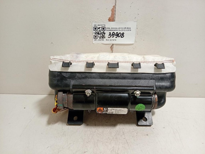 Air-bag Passeggero 95378779 Opel Mokka 2013