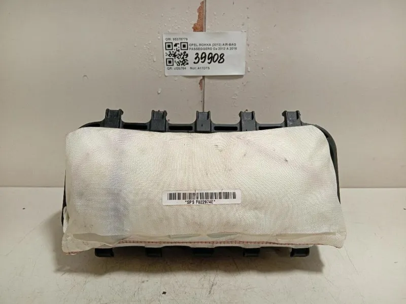 Air-bag Passeggero 95378779 Opel Mokka 2013