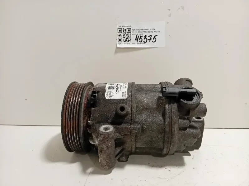 Compressore AC 50509535 Alfa Romeo Giulietta 2010