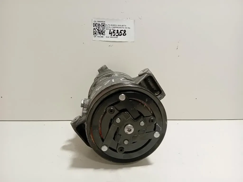 Compressore AC 50509535 Alfa Romeo Giulietta 2010