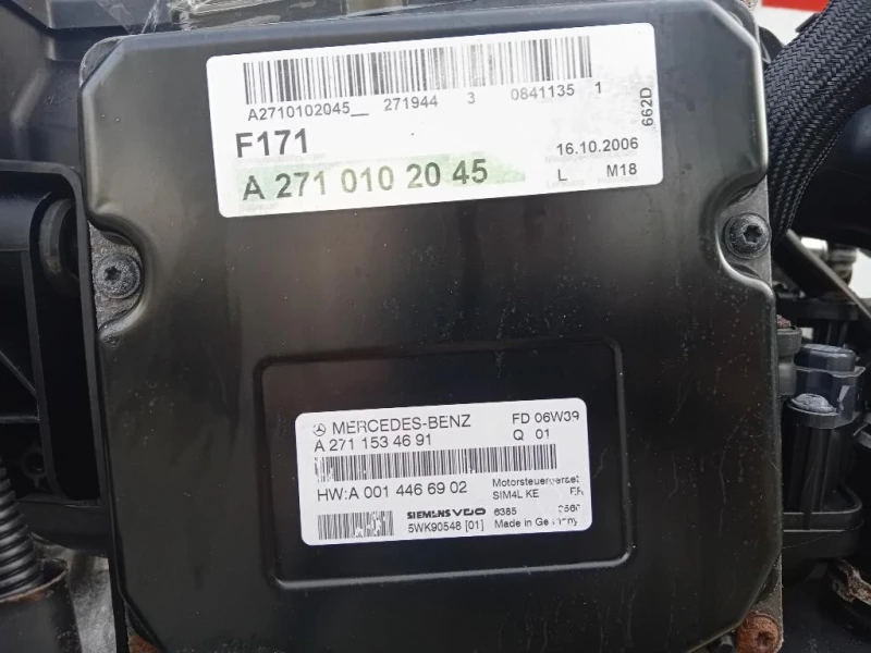 Motore Completo 271944 163 CV 120 KW A2710100800 Mercedes Classe SLK R171 2004