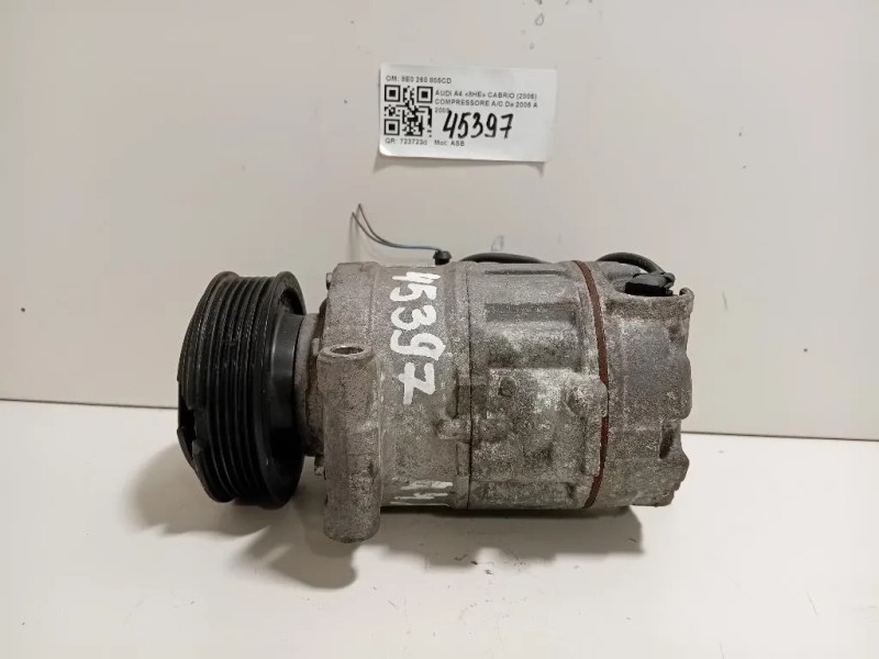 Compressore AC 8E0 260 805CD Audi A4 8HE Cabrio 2006