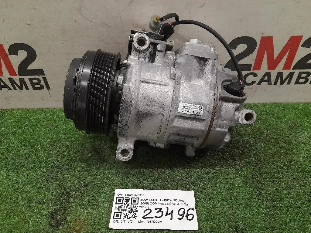 Compressore AC 64526987862 Bmw Serie 1 E82 Coupe 2005