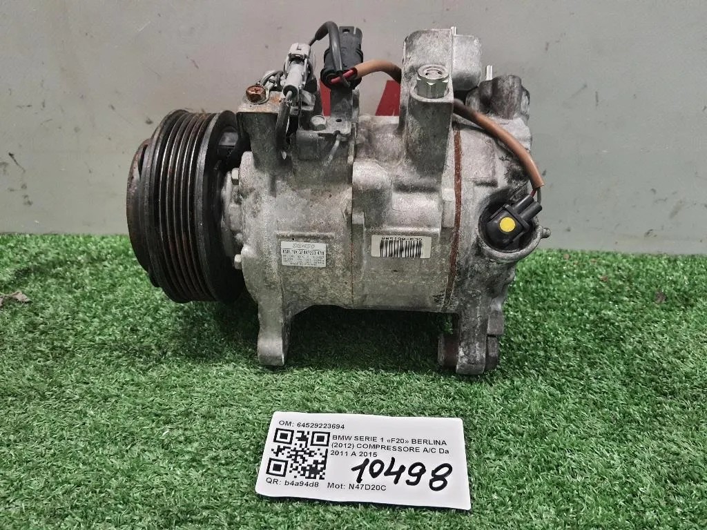 Compressore AC 64529223694 Bmw Serie 1 F20 Berlina 2012