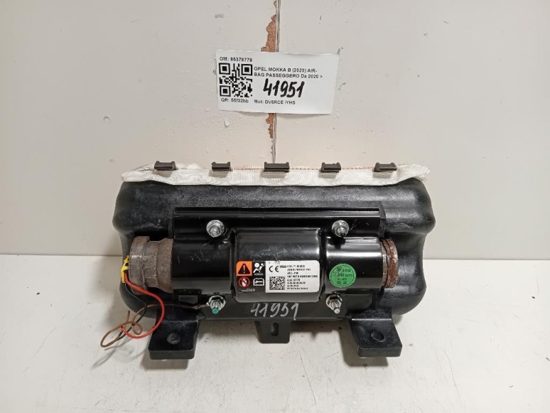Air-bag Passeggero 95378779 Opel Mokka B 2020