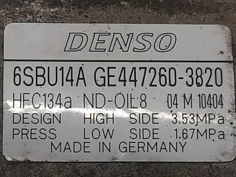 Compressore AC 447260-3820 Bmw Serie 3 E90 Berlina 2005