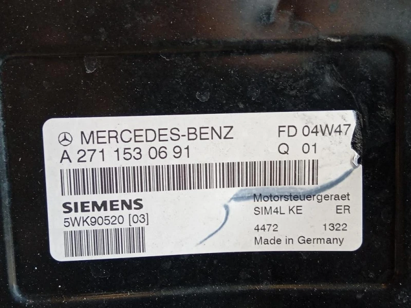 Motore Completo 271944 163 CV 119 KW Mercedes Classe SLK R171 2004