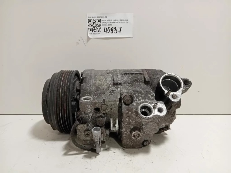 Compressore AC 6452 6987862-02 Bmw Serie 3 E90 Berlina 2005
