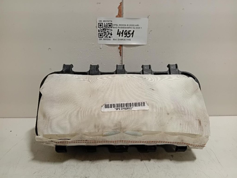 Air-bag Passeggero 95378779 Opel Mokka B 2020