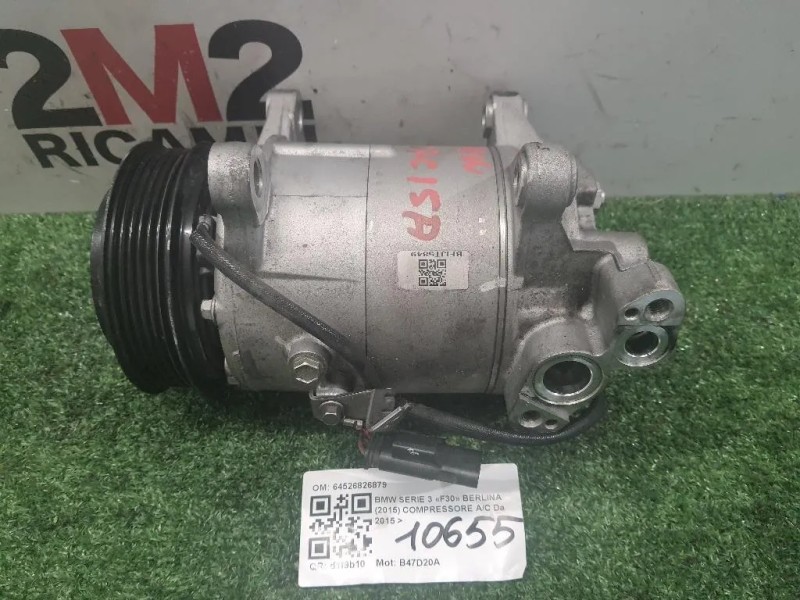 Compressore AC 64526826879 Bmw Serie 3 F30 Berlina 2015