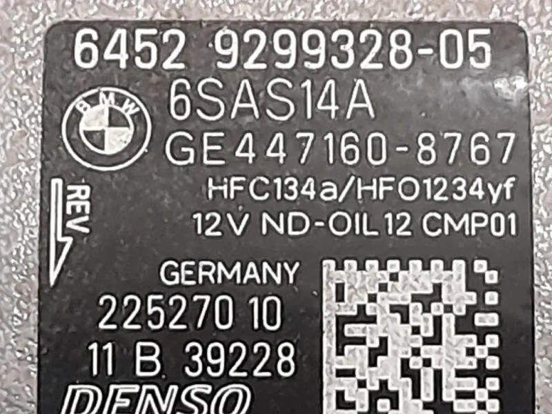 Compressore AC 929932805 Bmw Serie 3 F30 Berlina 2015