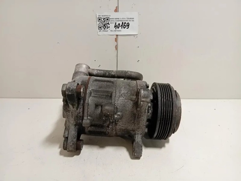 Compressore AC 9225703-01 Bmw Serie 3 F31 Touring 2012