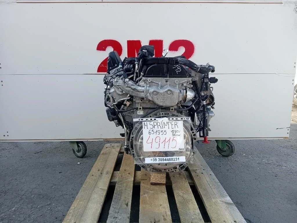 Motore Completo 651955 129 CV 96 KW Mercedes Sprinter III 2013
