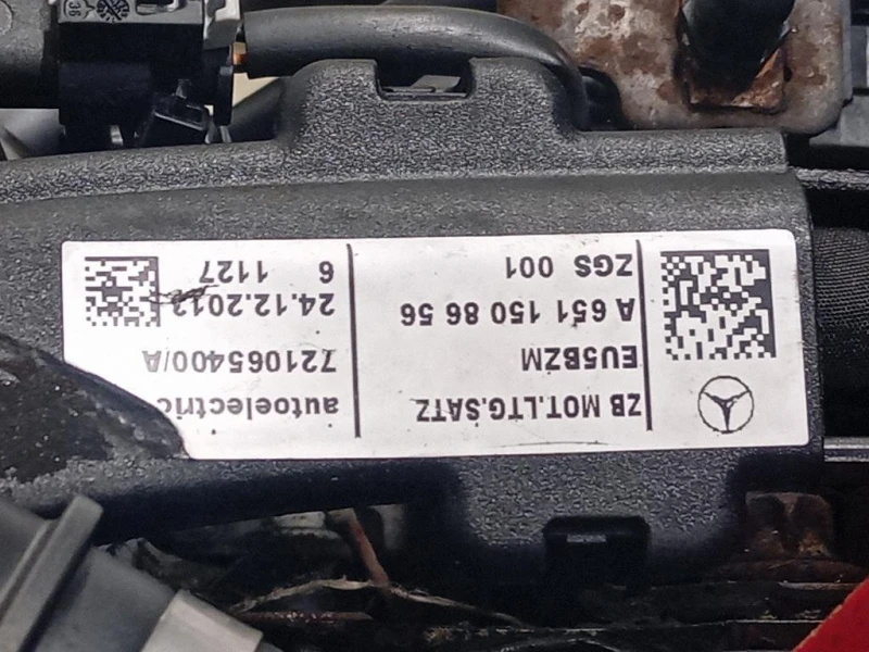 Motore Completo 651956 95 CV 69 KW Mercedes Sprinter III 2013