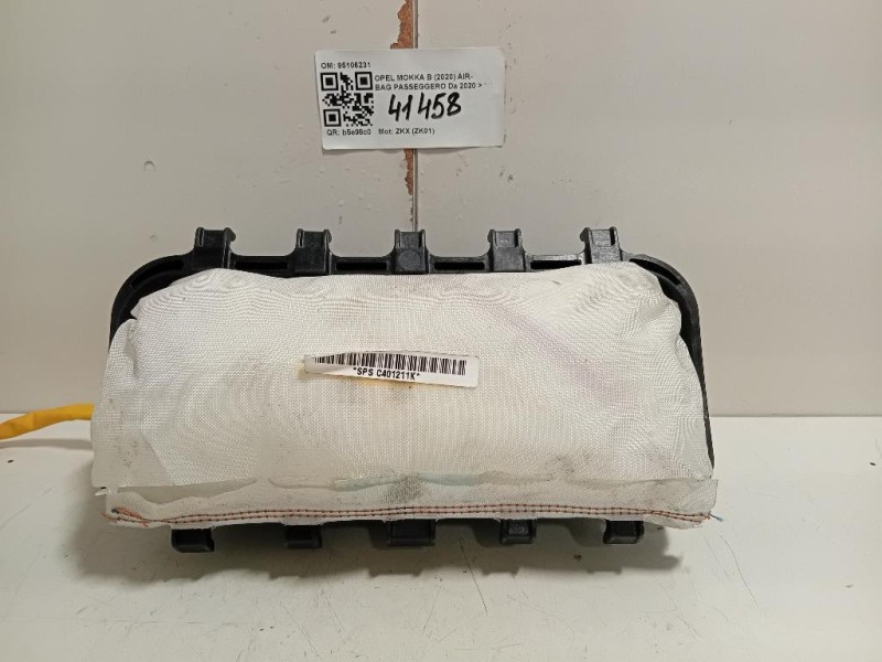 Air-bag Passeggero 95106231 Opel Mokka B 2020
