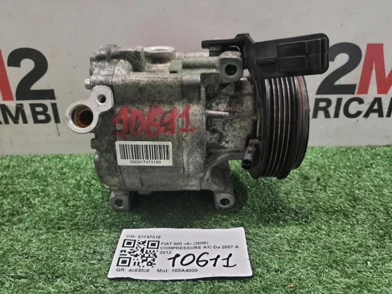 Compressore AC 51747318 Fiat 500 II 2008