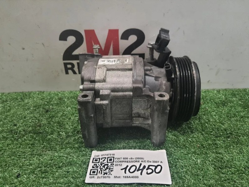Compressore AC 51747318 Fiat 500 II 2008