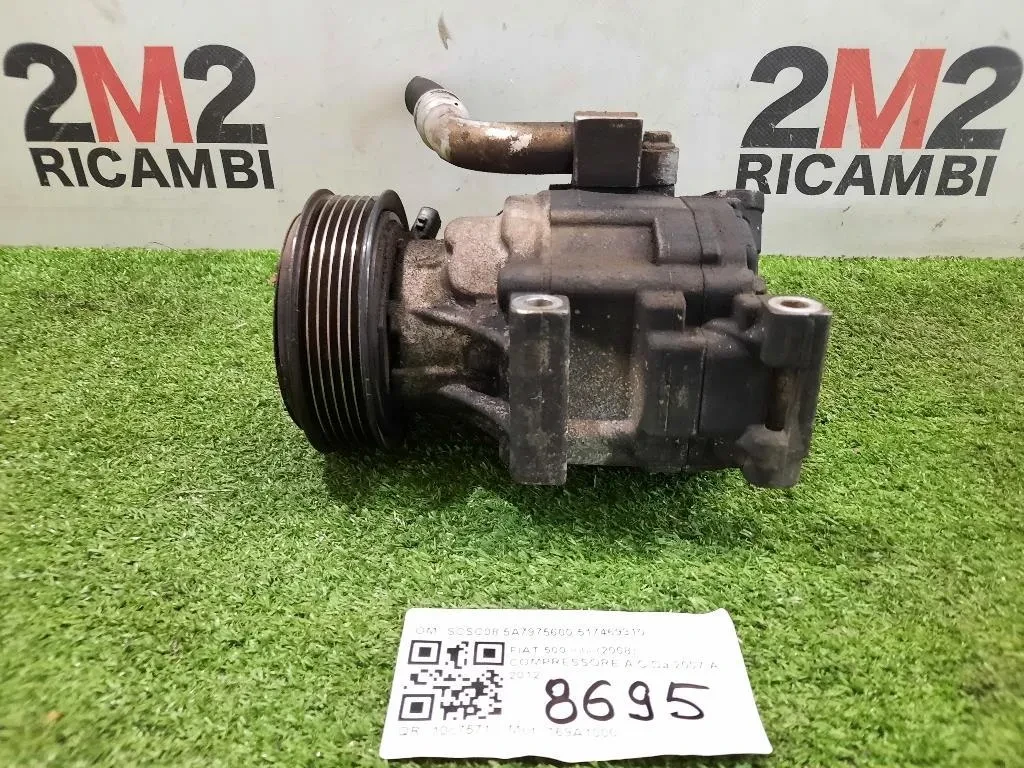 Compressore AC SCSC08 5A7975600 517469310 Fiat 500 II 2008