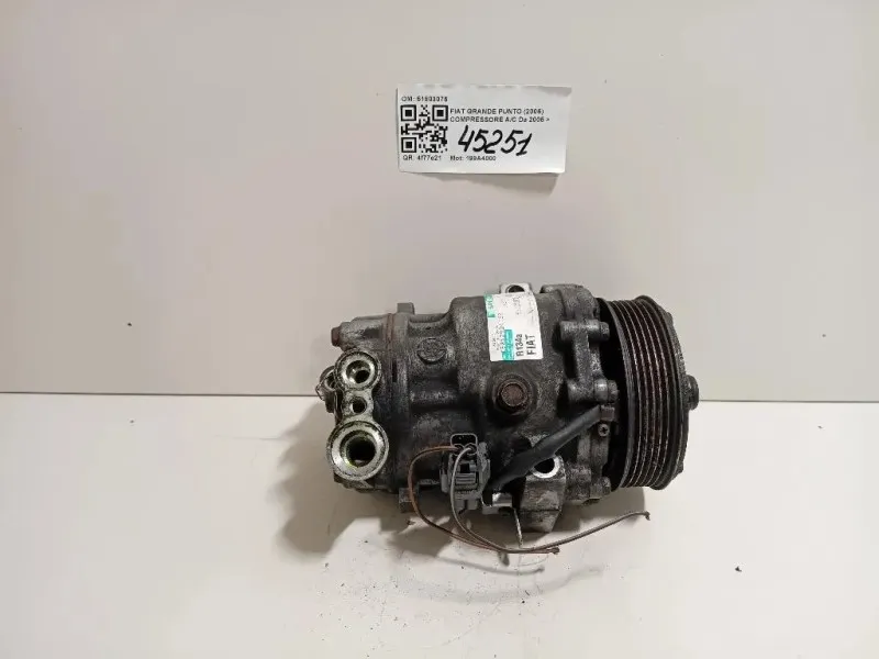 Compressore AC 51803075 Fiat Grande Punto 2006