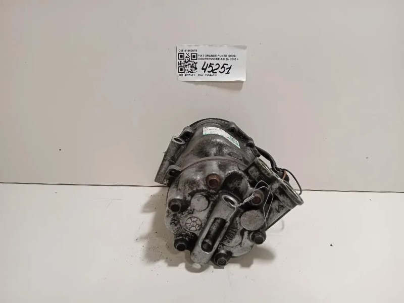 Compressore AC 51803075 Fiat Grande Punto 2006